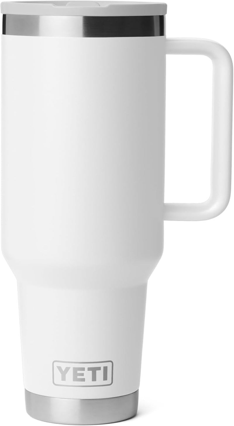 YETI Rambler 40 oz Travel Mug with Flip Straw Lid – Stainless Steel, Vacuum Insulated, Leakproof, Cup Holder Friendly - Image 1